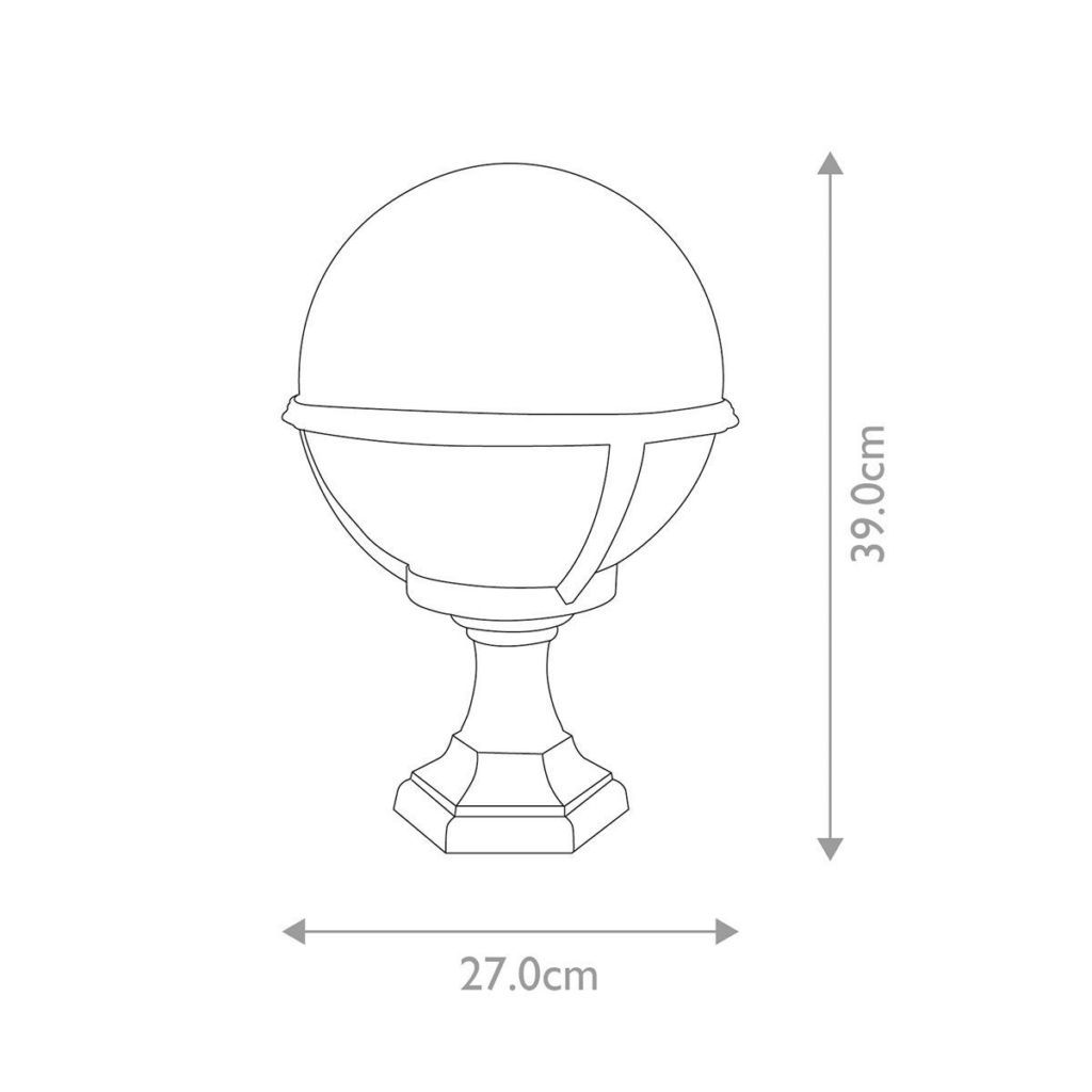 Elstead Glenbeigh pollarvalgusti ip44 väike tooteleht