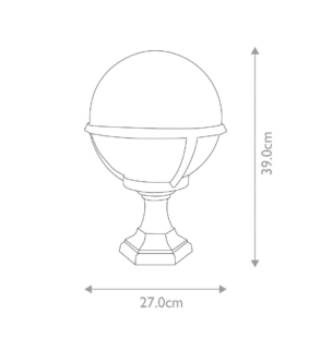 Elstead Glenbeigh pollarvalgusti ip44 väike tooteleht