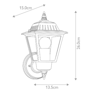 Elstead HIGNAM välisvalgusti tooteleht