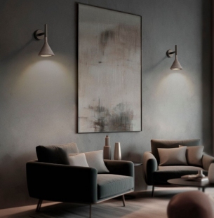 Foscarini Aplomb Mini seinavalgusti interjööris 3