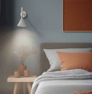 Foscarini Aplomb Mini seinavalgusti interjööris 71