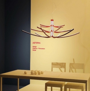 Foscarini Asteria Multi rippvalgusti interjööris 1