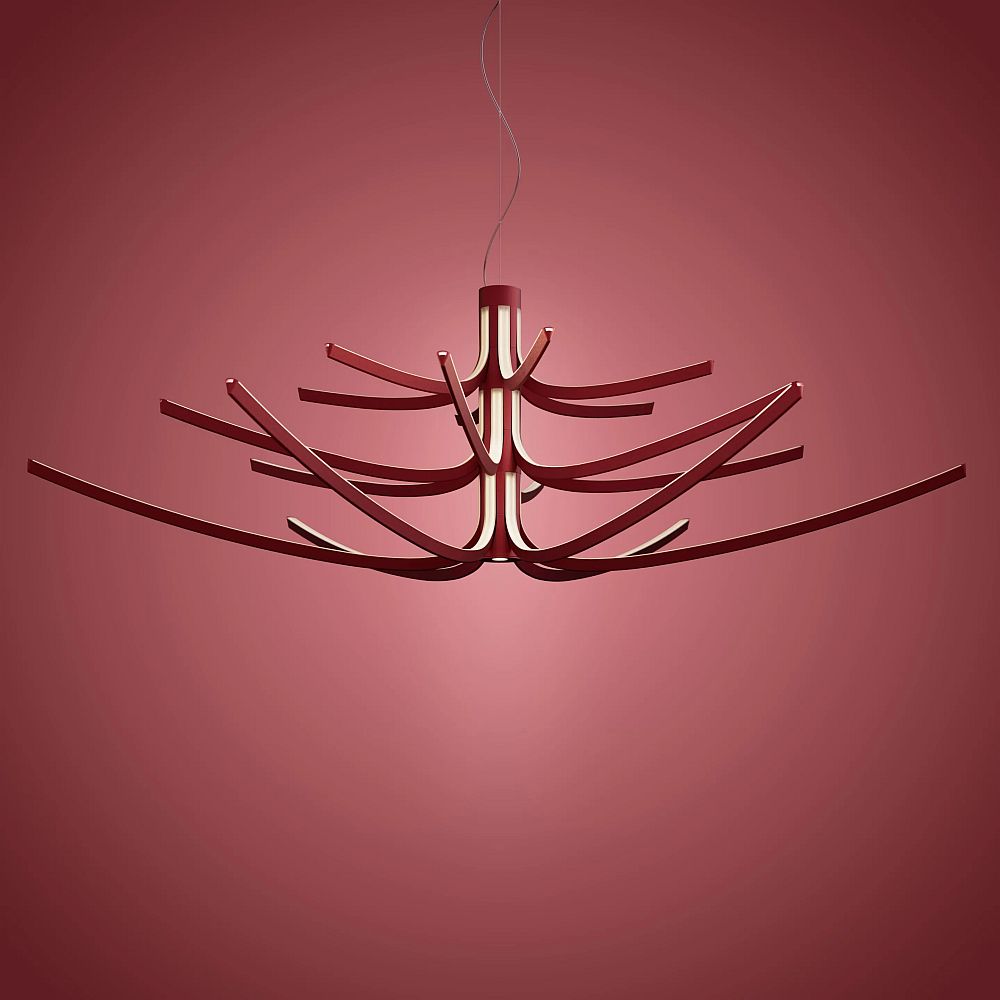 Foscarini Asteria Multi rippvalgusti punane