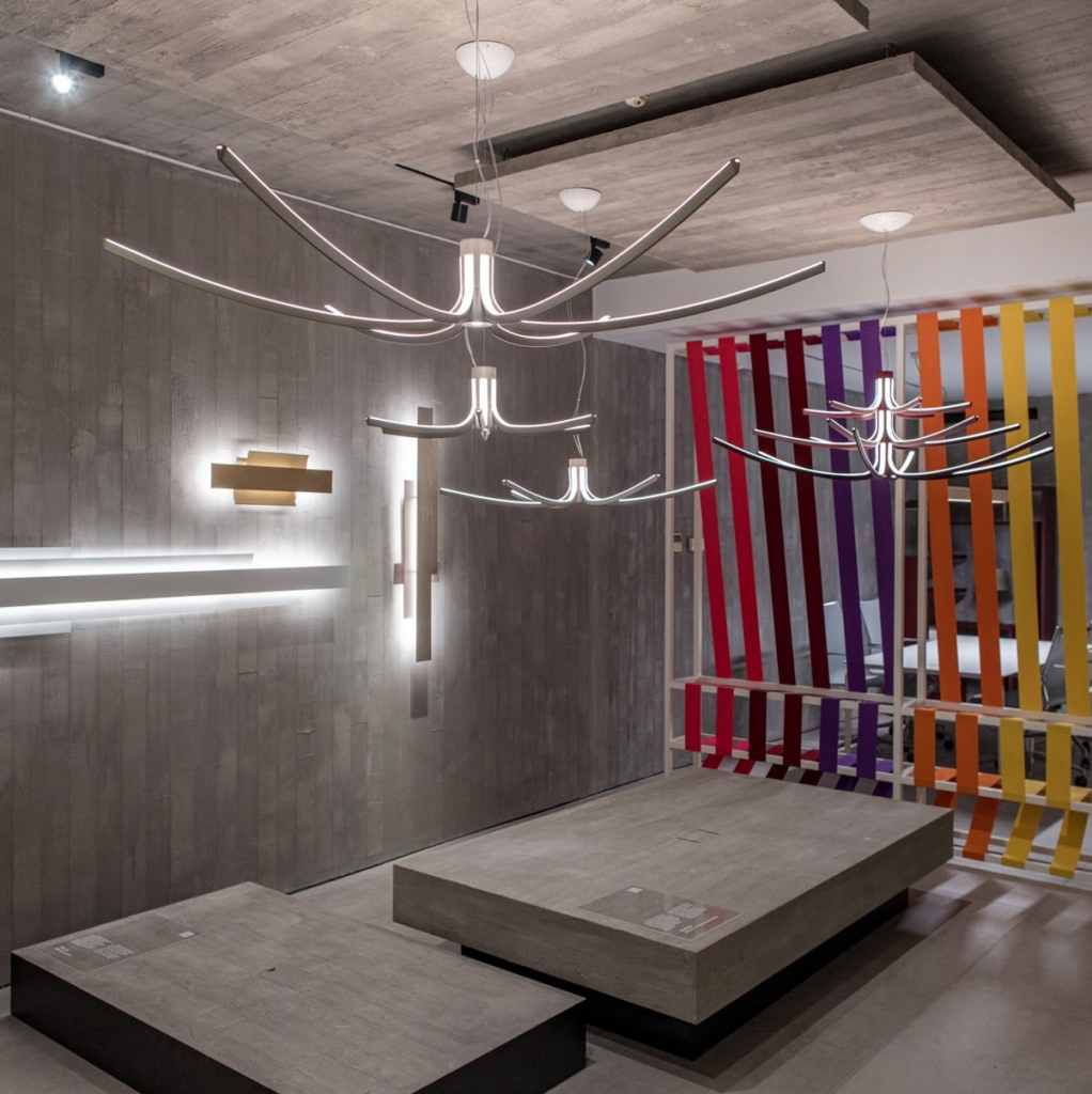 Foscarini Asteria Single rippvalgusti interjööris