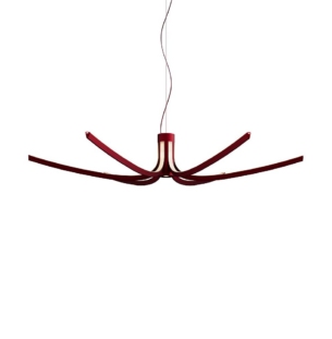 Foscarini Asteria Single rippvalgusti punane