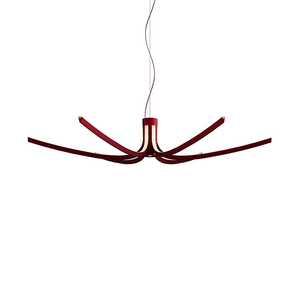 Foscarini Asteria Single rippvalgusti punane