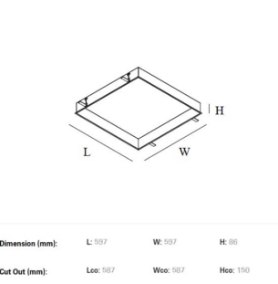 Intra Lighting Canvas RV süvisvalgusti tooteleht outlet