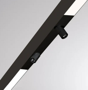 Moltoluce Ryde System profiilivalgusti spot 2 must