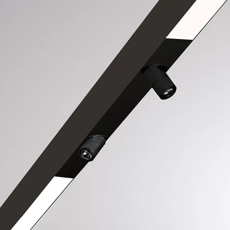 Moltoluce Ryde System profiilivalgusti spot 2 must