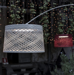 Foscarini Twiggy Grid niiskuskindel põrandavalgusti interjööris 31