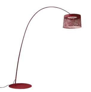 Foscarini Twiggy Grid niiskuskindel põrandavalgusti punane