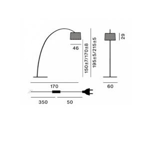 Foscarini Twiggy Grid niiskuskindel põrandavalgusti tooteleht