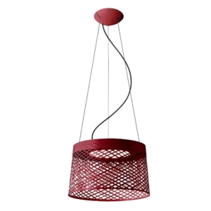 Foscarini Twiggy Grid niiskuskindel rippvalgusti punane