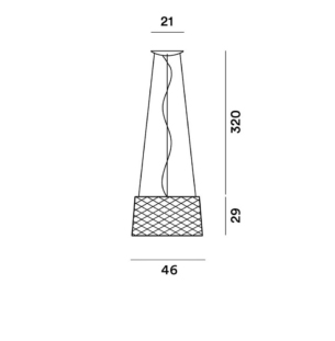 Foscarini Twiggy Grid niiskuskindel rippvalgusti tooteleht