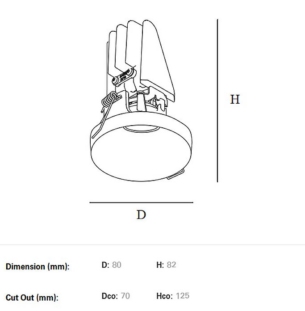 intra lighting pipes rv 80f süvisvalgusti outlet tooteleht