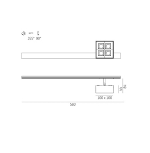 Moltoluce Ride System Grid profiilivalgusti tooteleht