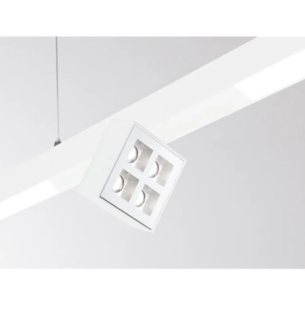 Moltoluce Ride System Grid profiilivalgusti valge