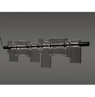 Oluce Dancing Glass rippvalgusti läbipaistev 1