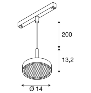 SLV Grip! Flat 48V siini rippvalgusti tooteleht
