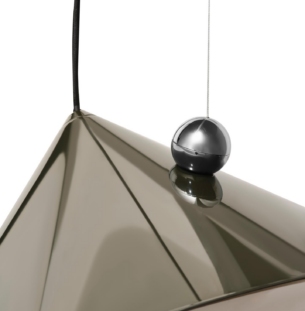 Tom Dixon Pose rippvalgusti pruun detail