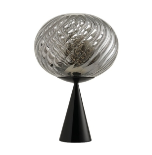 Tom Dixon Whirl Fat Cone lauavalgusti hõbe must 1