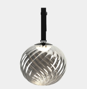 Tom Dixon Whirl Large laetav ripp ja põrandavalgusti hõbedane 1