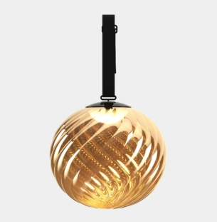 Tom Dixon Whirl Large laetav ripp ja põrandavalgusti kuldne 1