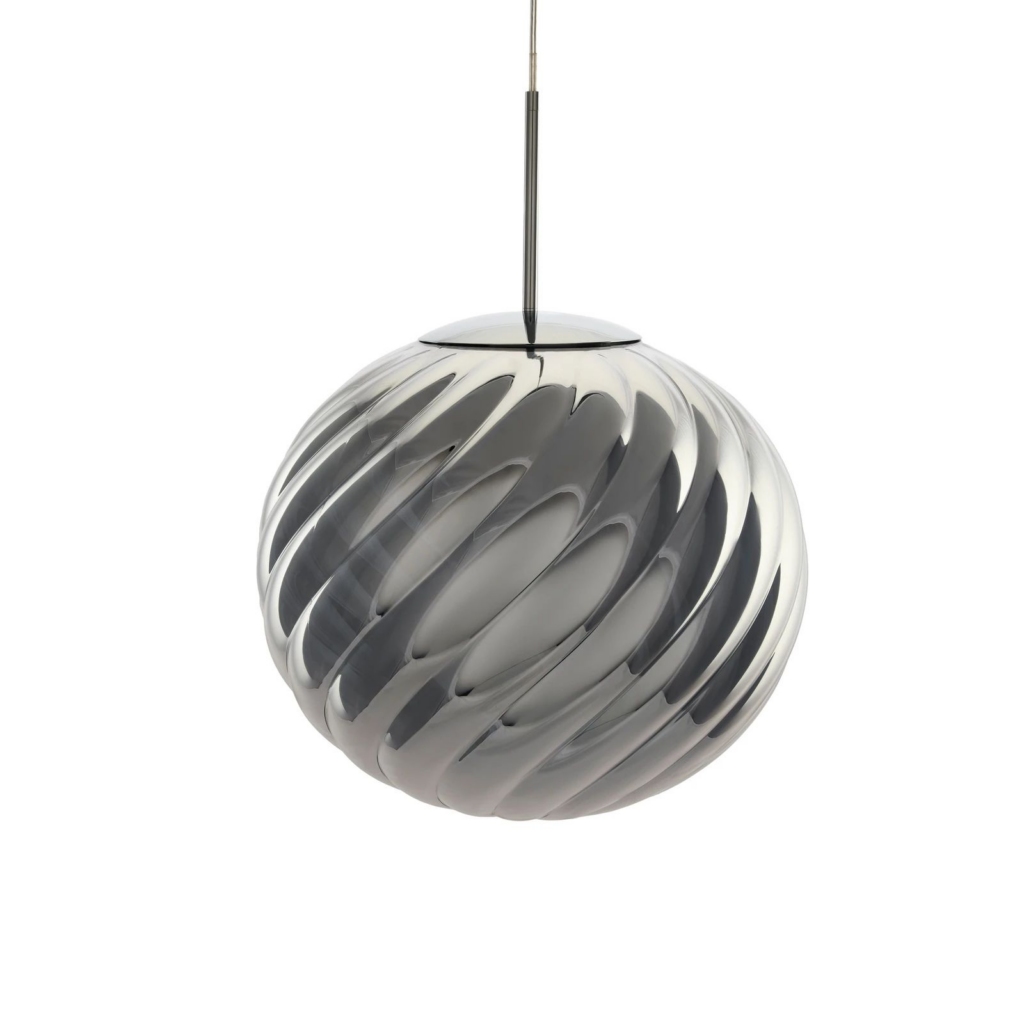 Tom Dixon Whirl rippvalgusti hõbedane 1