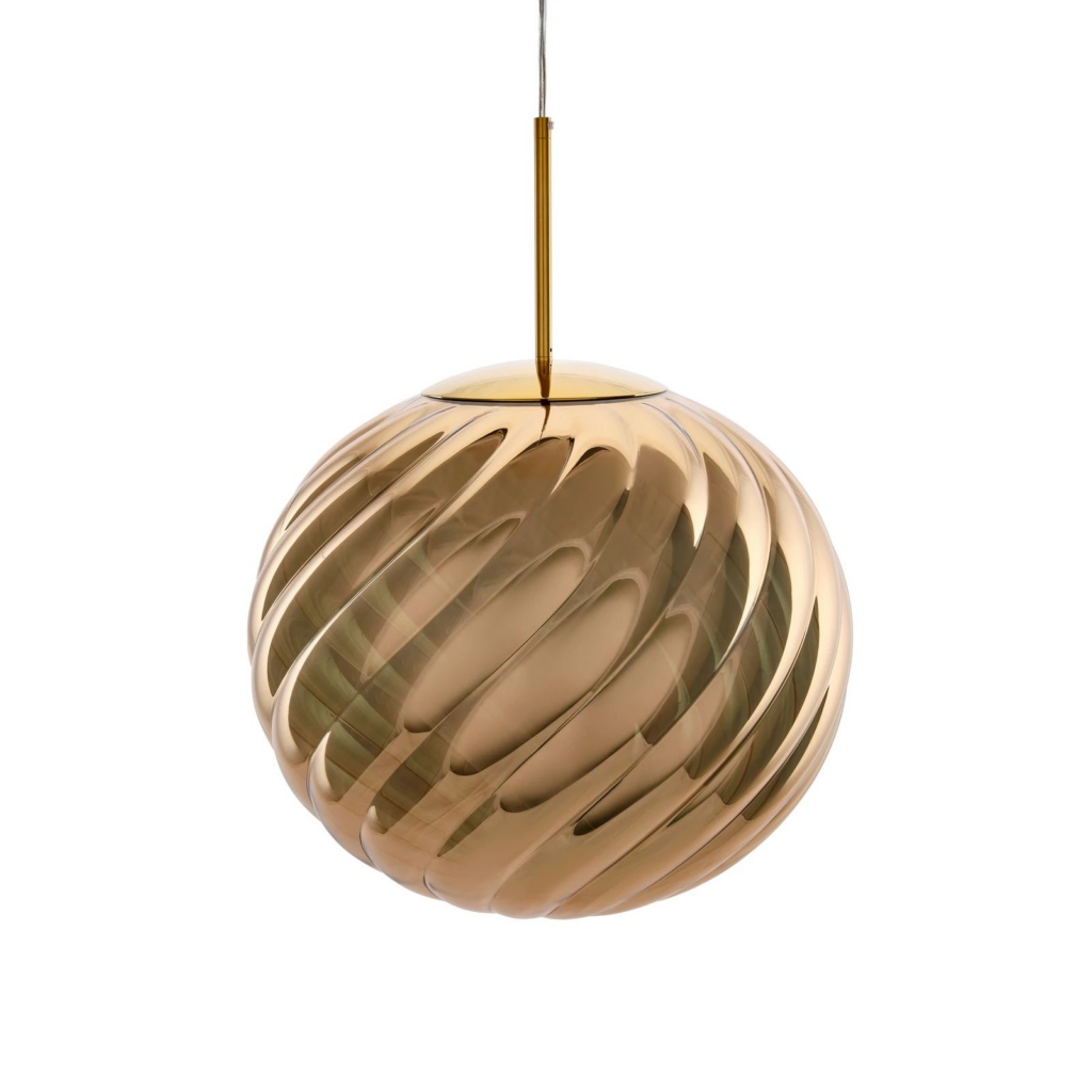 Tom Dixon Whirl rippvalgusti kuldne 1
