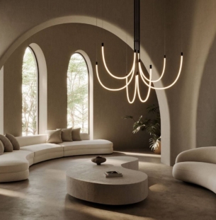 Aromas Del Campo Cram rippvalgusti interjööris