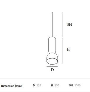 Intra Lighting Zoe Z6 rippvalgusti must wood tooteleht outlet