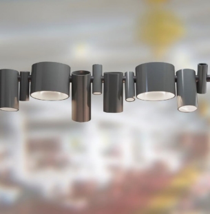 Oluce Dancing Queen rippvalgusti interjööris 21