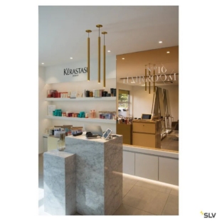 SLV Helia 30 PD rippvalgusti kuldne interjööris outlet