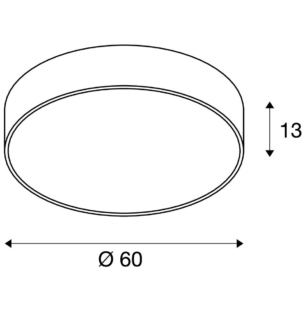SLV MEDO 60 laevalgusti valge tooteleht