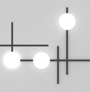 blux crosshatch L lae seinavalgusti interjööris