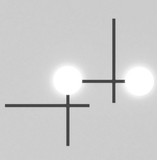 blux crosshatch M lae seinavalgusti interjööris 1