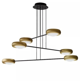 Blux Ring 6 rippvalgusti matt messing 1