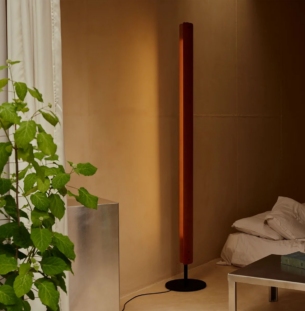 Flos Seki Han F põrandavalgusti interjööris