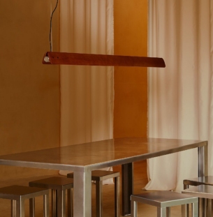 Flos Seki Han S rippvalgusti interjööris