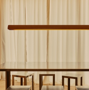 Flos Seki Han S rippvalgusti interjööris 4