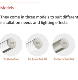 Flos The Glowing Track siinisüsteemi info 1