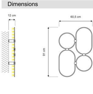 ICONE LUCE Noname apr4 seinavalgusti tooteleht
