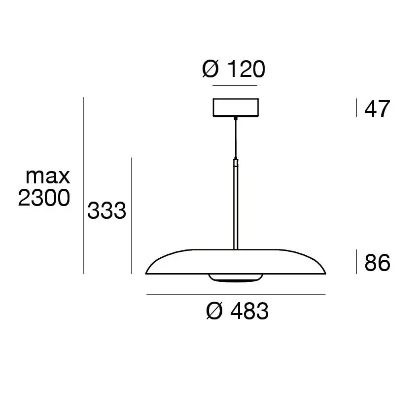 Linealight Basin P rippvalgusti tooteleht
