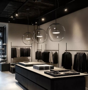 linealight Cristalbolla P rippvalgusti interjööris 2