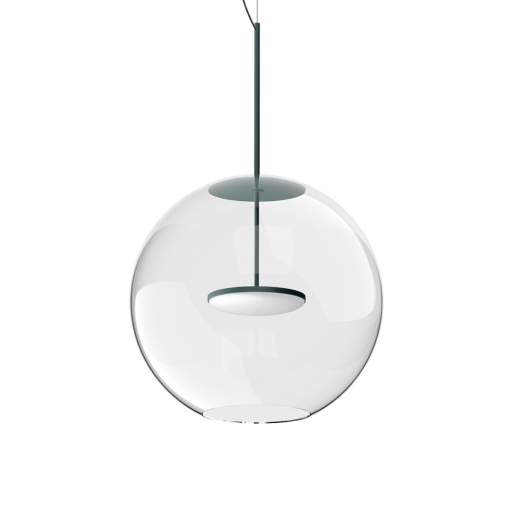 linealight Cristalbolla P rippvalgusti roheline