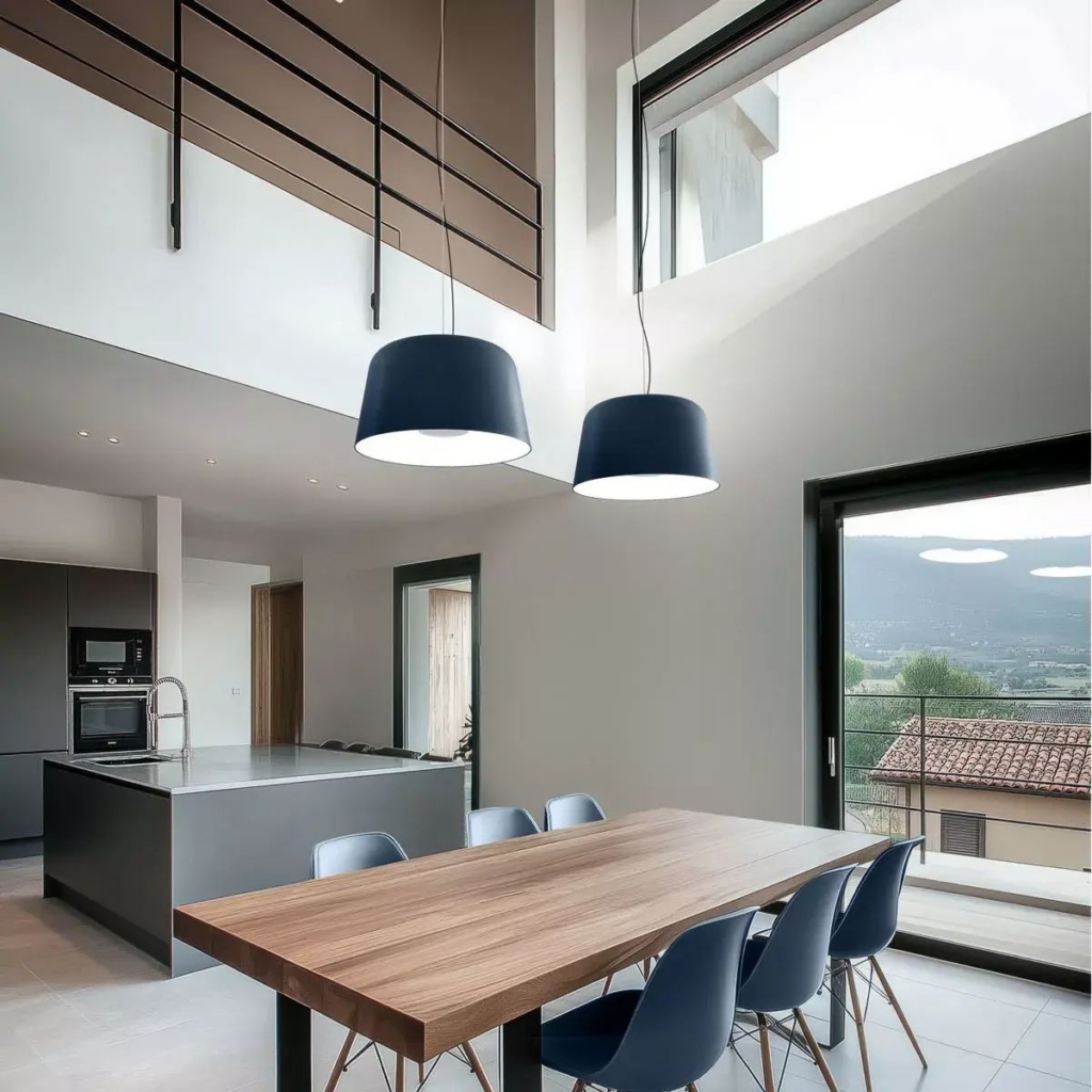 Linealight Delfi P rippvalgusti interjööris 1