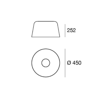 Linealight Delfi S laevalgusti 45cm tooteleht