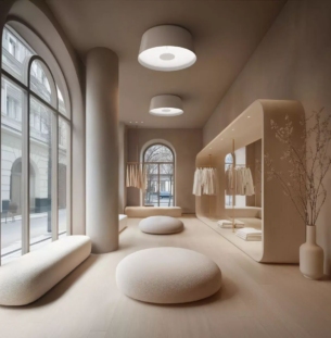 Linealight Delfi S laevalgusti interjööris 1