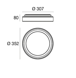 Linealight Iside laevalgusti 35cm tooteleht