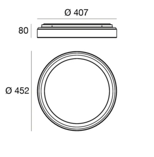 Linealight Iside laevalgusti 45cm tooteleht